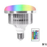 Profesionální RGB LED žárovka 50W s dálkovým ovládáním – závit E27, 2700K–6500K