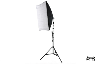 SoftBox E27 LED 150W, 50x70cm stmívatelné dálkové ovládání + stativ